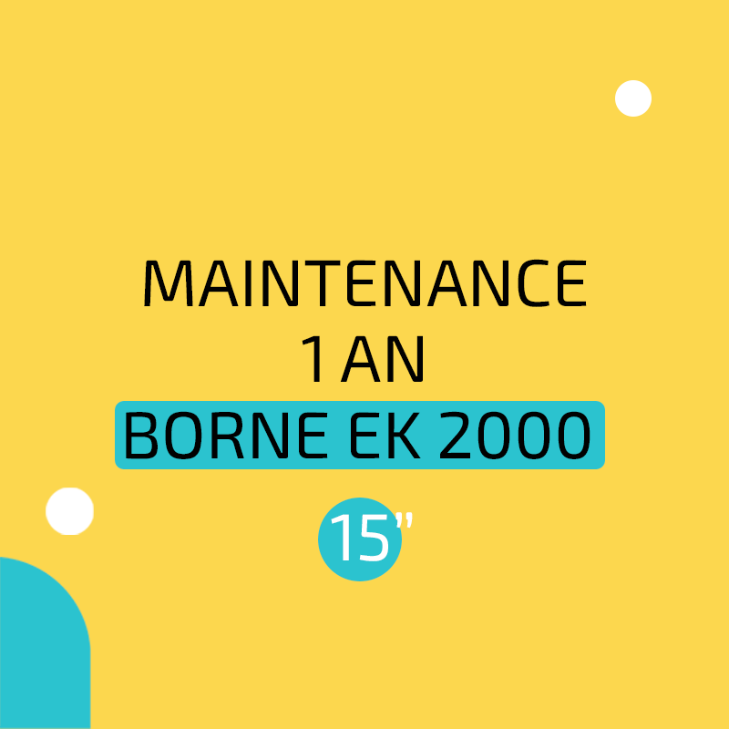 Maintenance forfaitaire borne Arpege EK 2000-15_1 an_tactiz