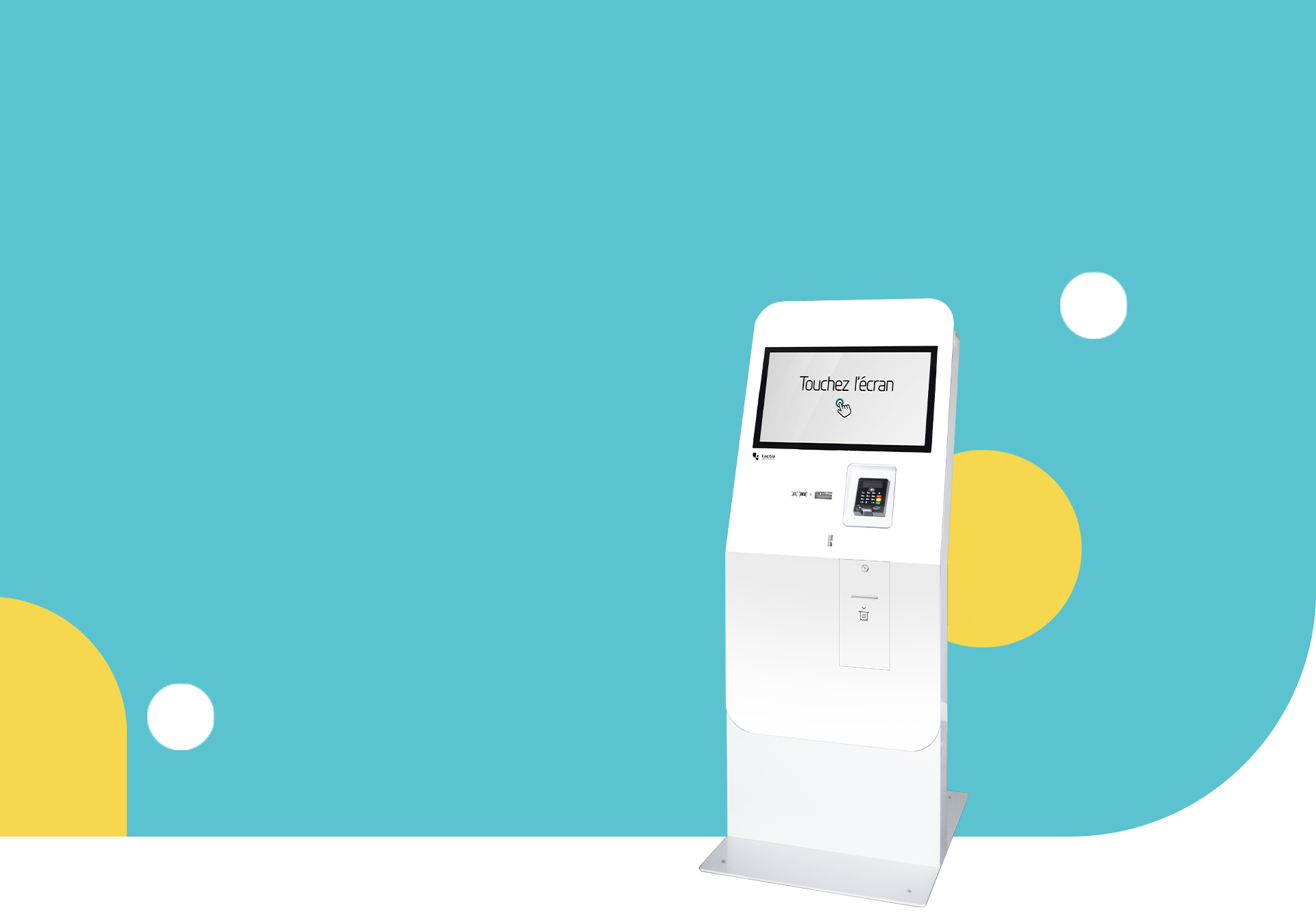 Borne tactile interactive accueil paiement - tactiz
